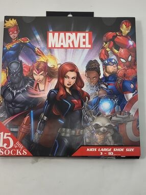 Marvel - 15 days of socks (15 pairs) - Kids Large